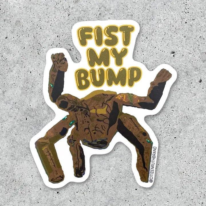 Project Hail Mary Fist My Bump Vinyl Sticker