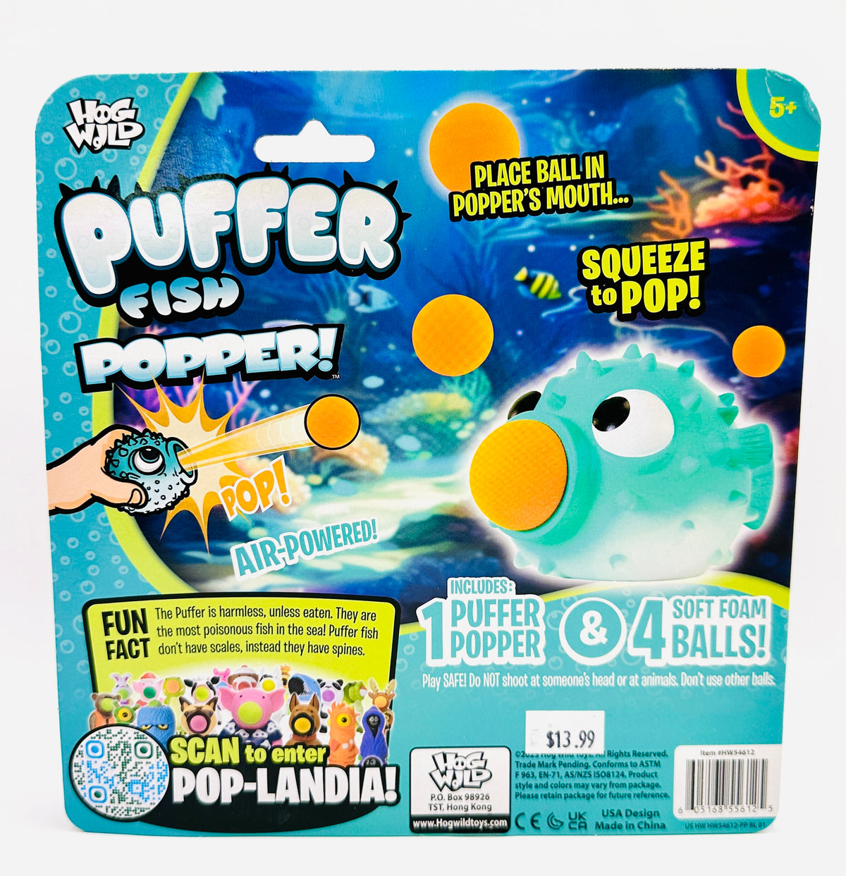 Puffer Fish Popper – www.shoptherocket.com