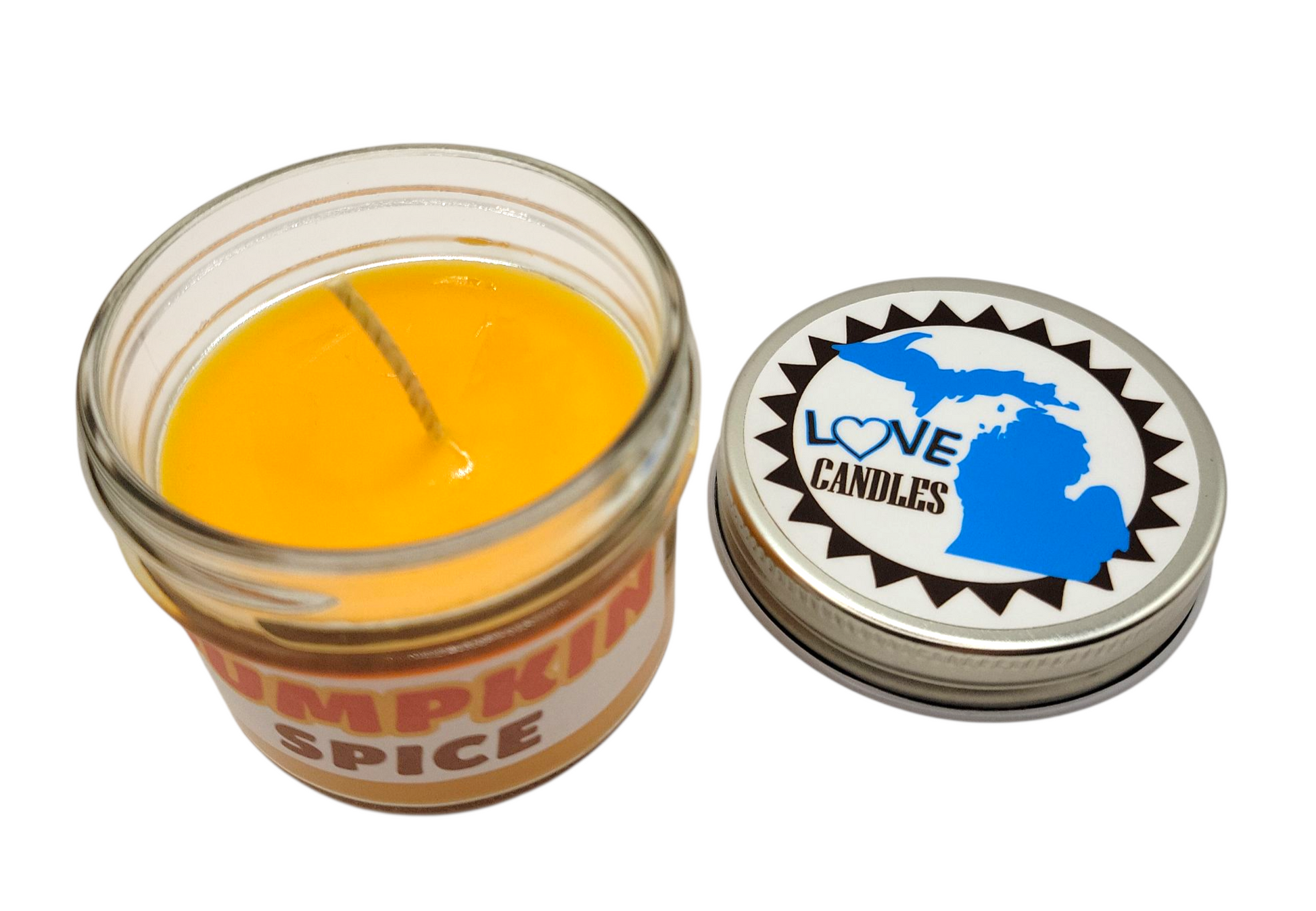 Pumpkin Spice Love Michigan Candle 4 oz