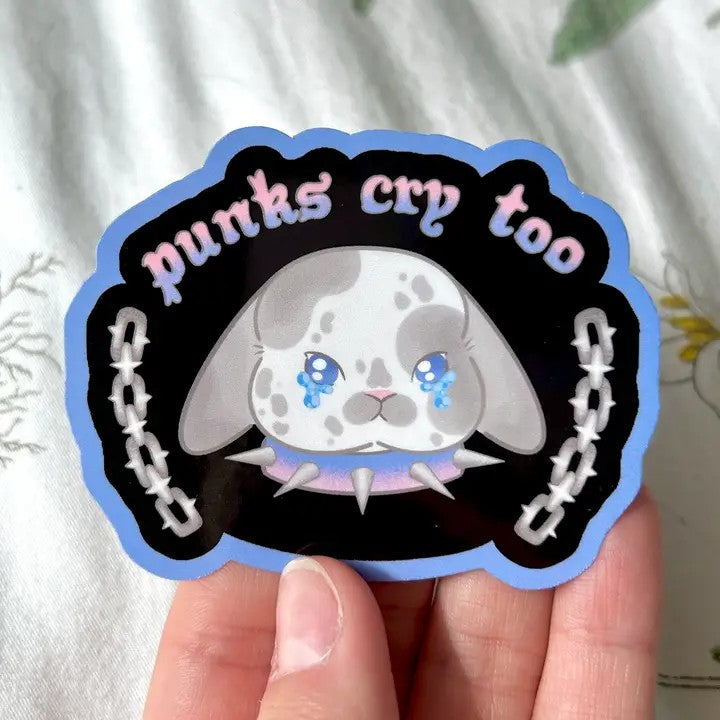 Punks Cry Too Sticker