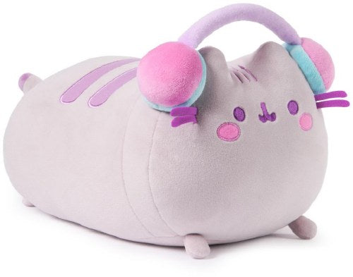 Pusheen Squisheen Gamer Girl Log Plush 11"