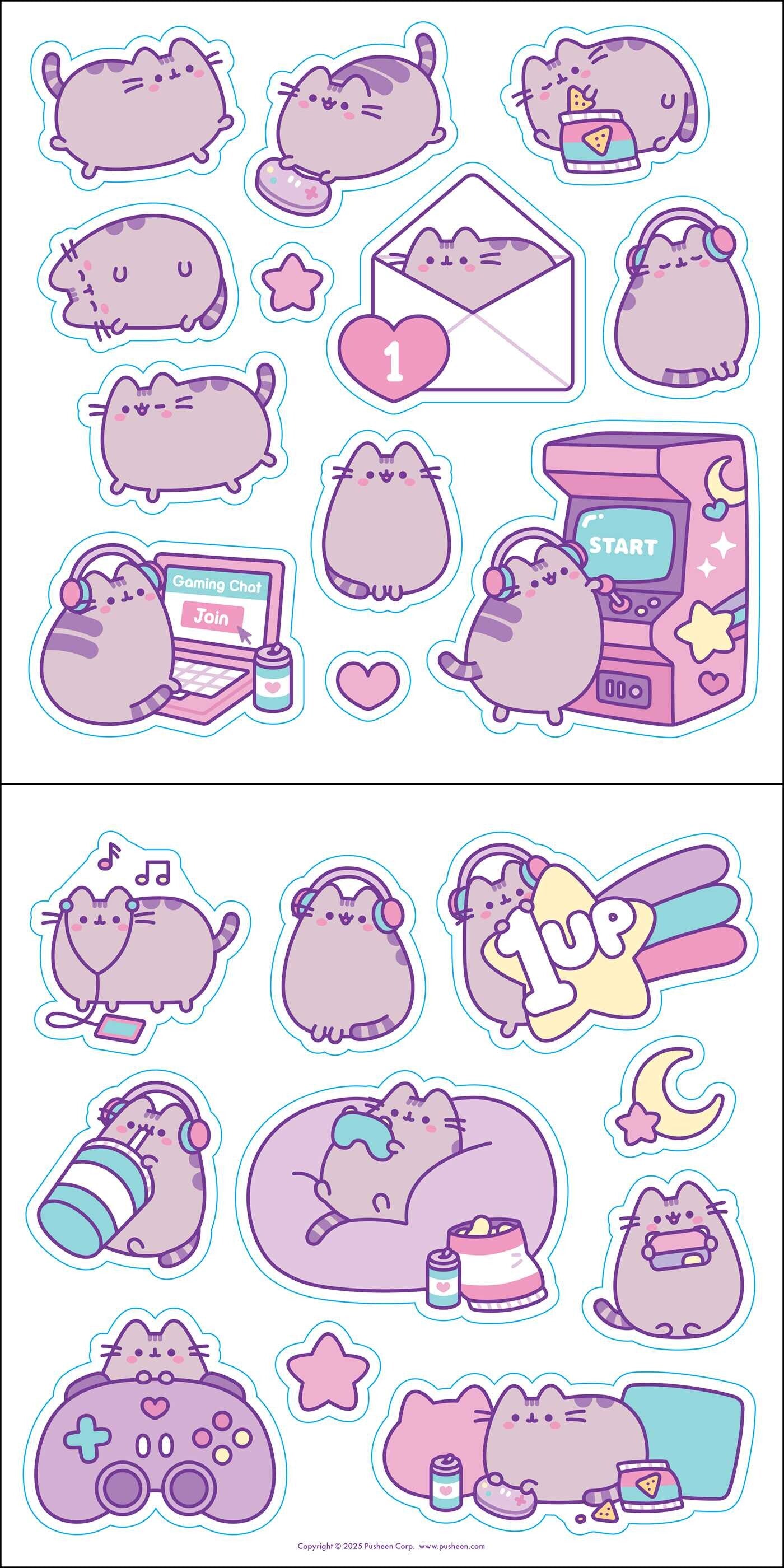 Pusheen Day Off Plans 2026 Wall Calendar