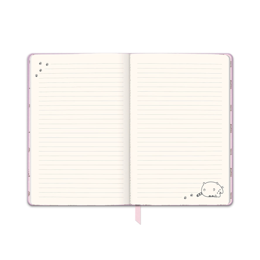 Pusheen Smile Everyday Casebound Notebook With Patch