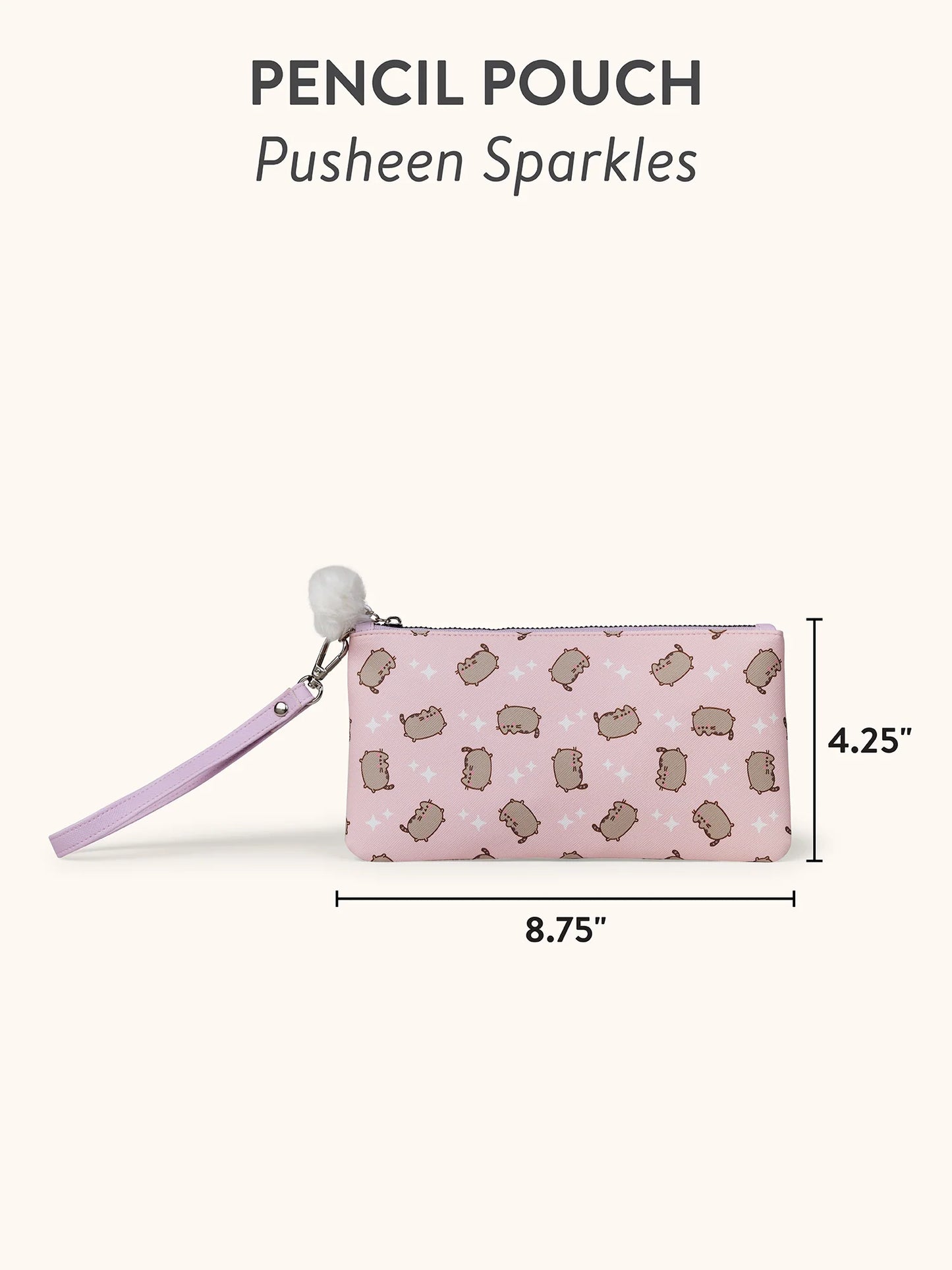 Pusheen Sparkles Pencil Pouch With Wrist Strap