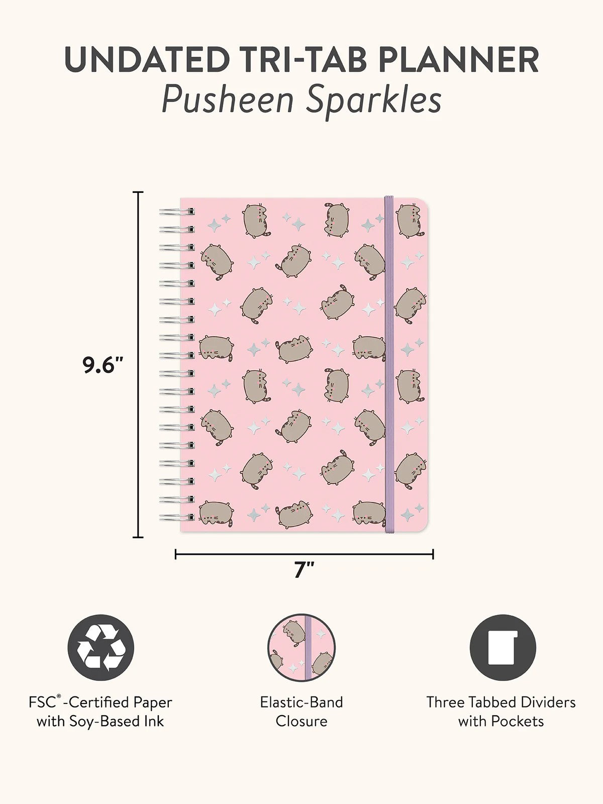 Pusheen Sparkles Undated Weekly Planner