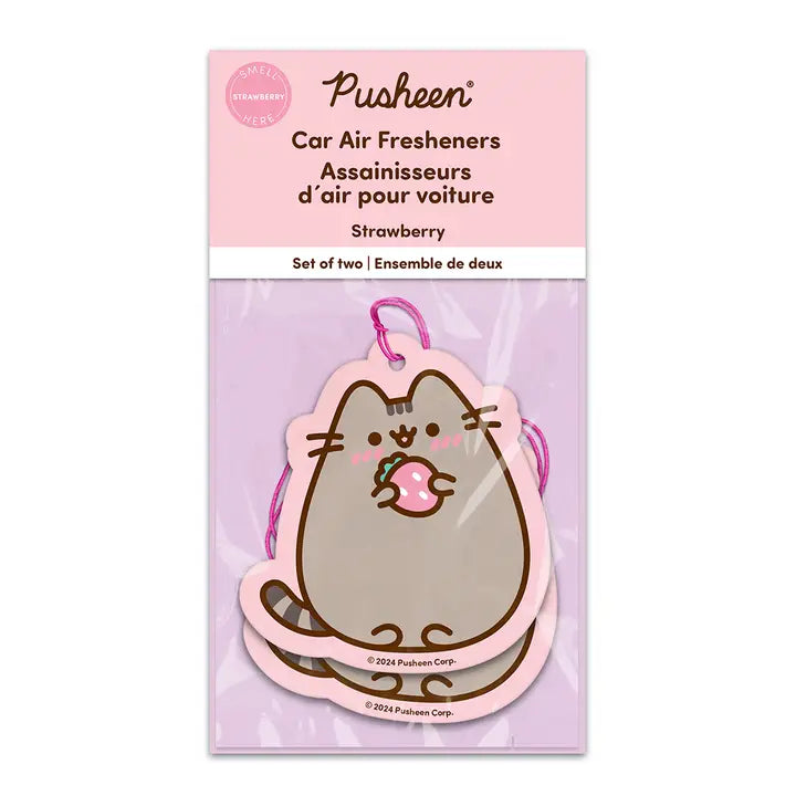 Pusheen Strawberry Air Freshener Set Of 2