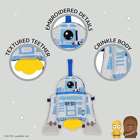 R2-D2 On The Go Sensory Plush 9" Star Wars