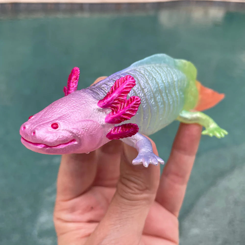 Rainbow Axolotl Figure