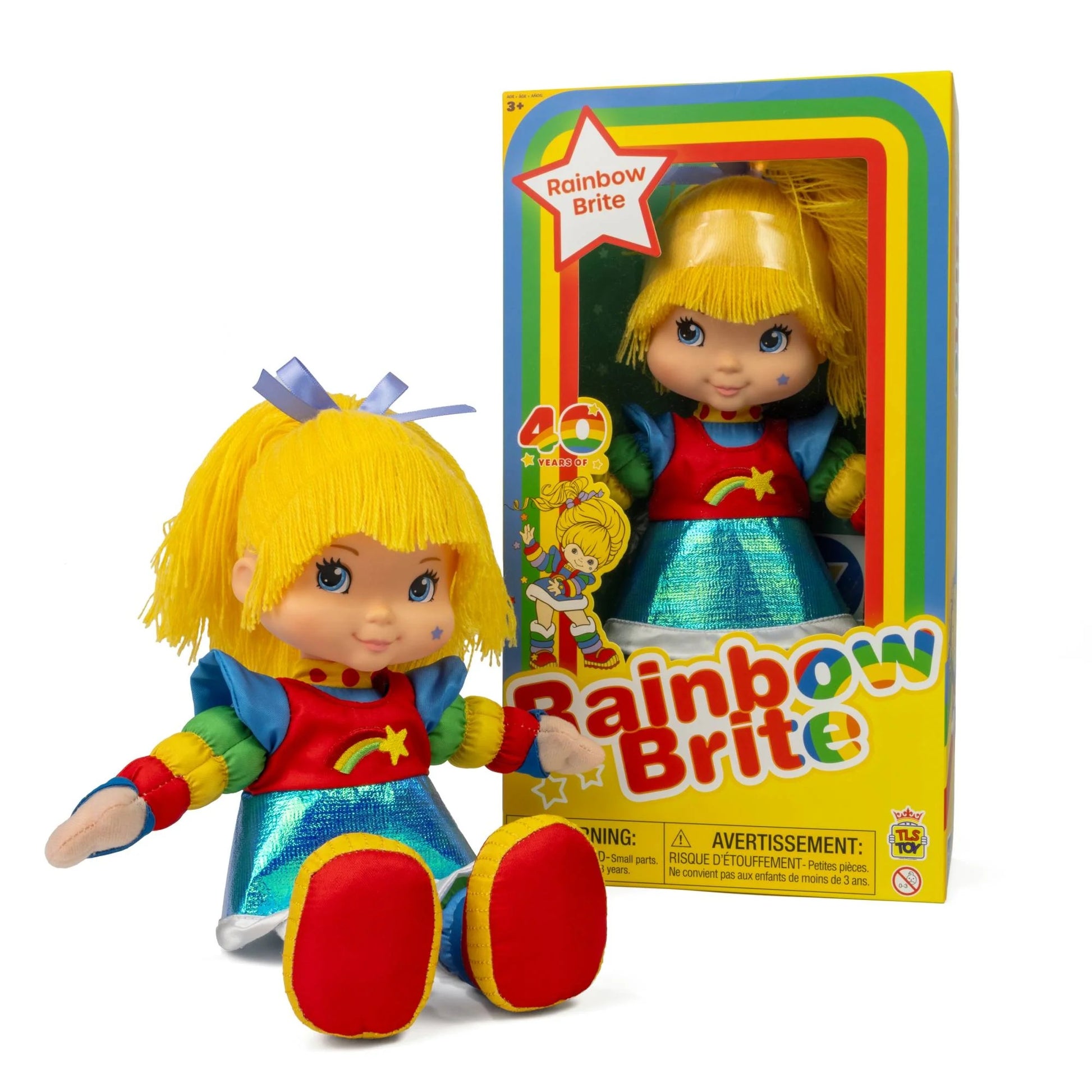 Rainbow Brite Doll Plush 12"