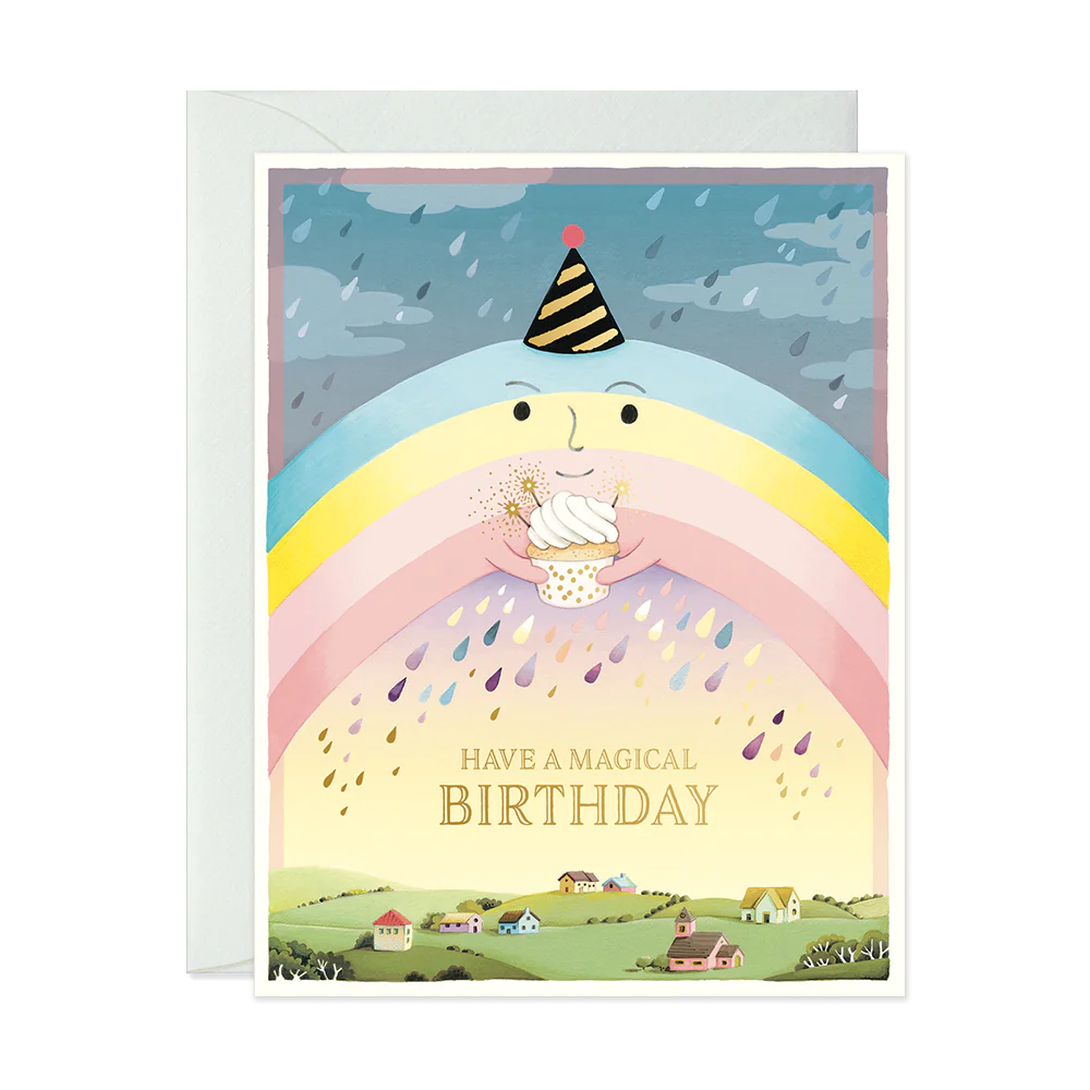 Rainbow Magical Birthday Card – www.shoptherocket.com