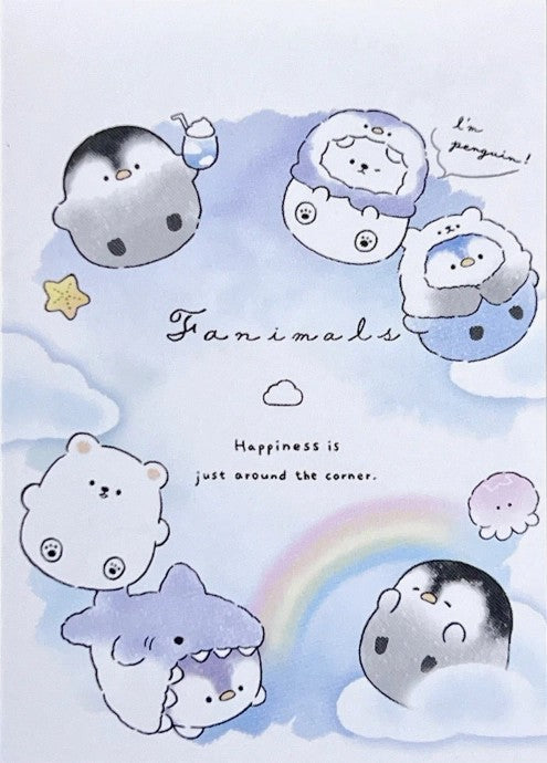 Rainbow Party Mini Note Pad