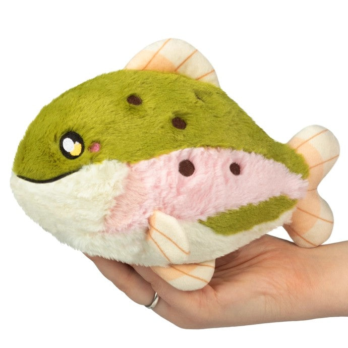Rainbow Trout Plush Snugglemi Snackers 8"