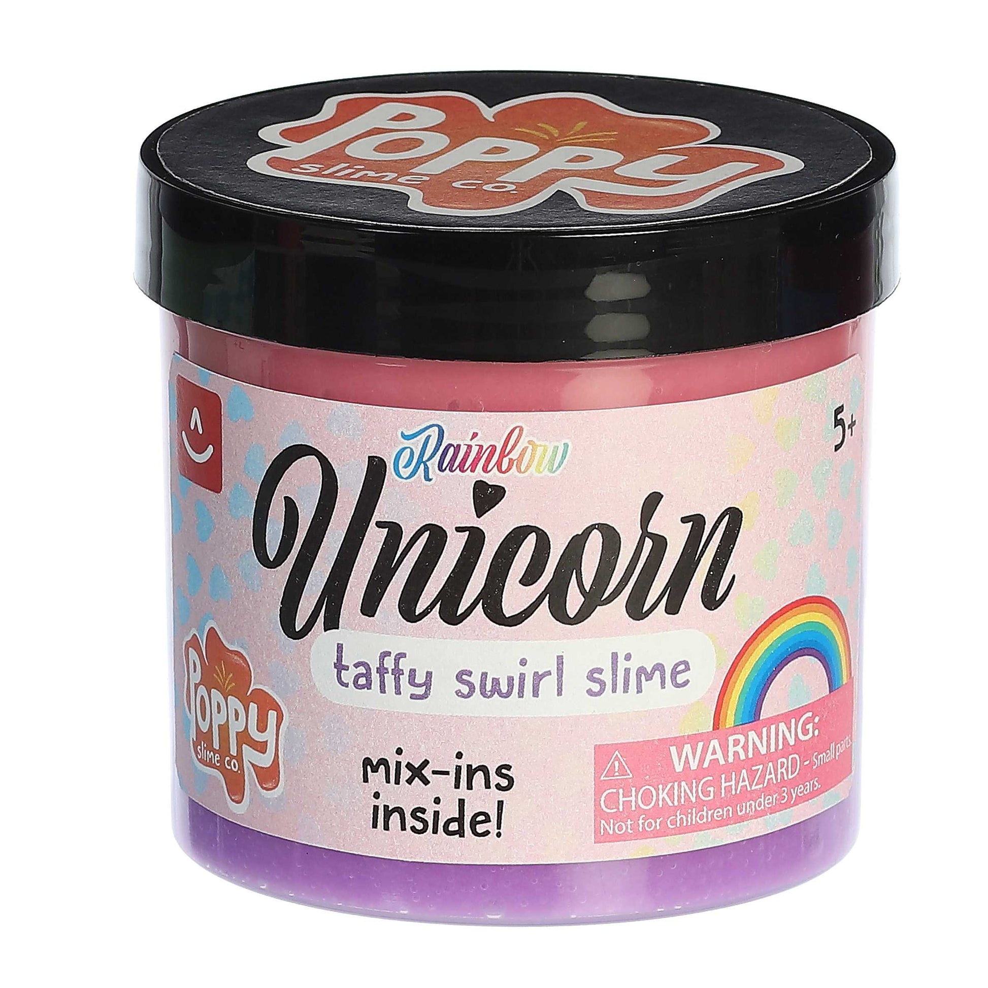 Rainbow Unicorn Taffy Swirl Slime