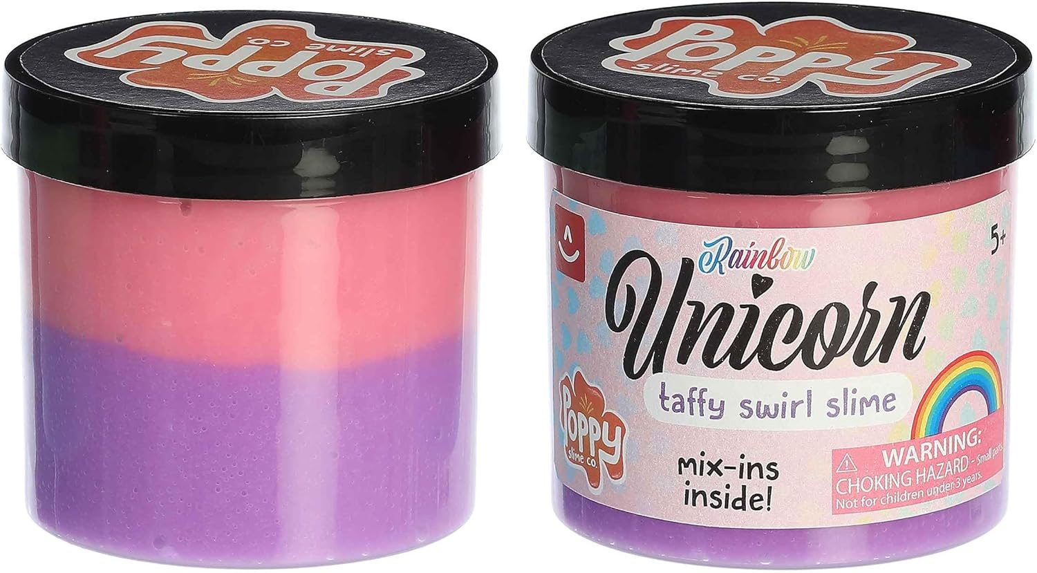 Rainbow Unicorn Taffy Swirl Slime