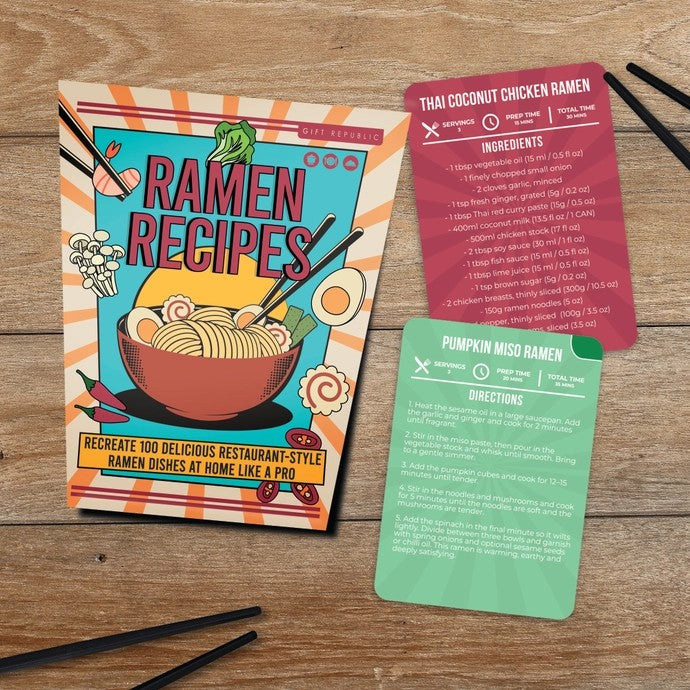 Ramen Recipes Card Deck