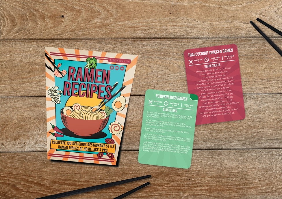Ramen Recipes Card Deck