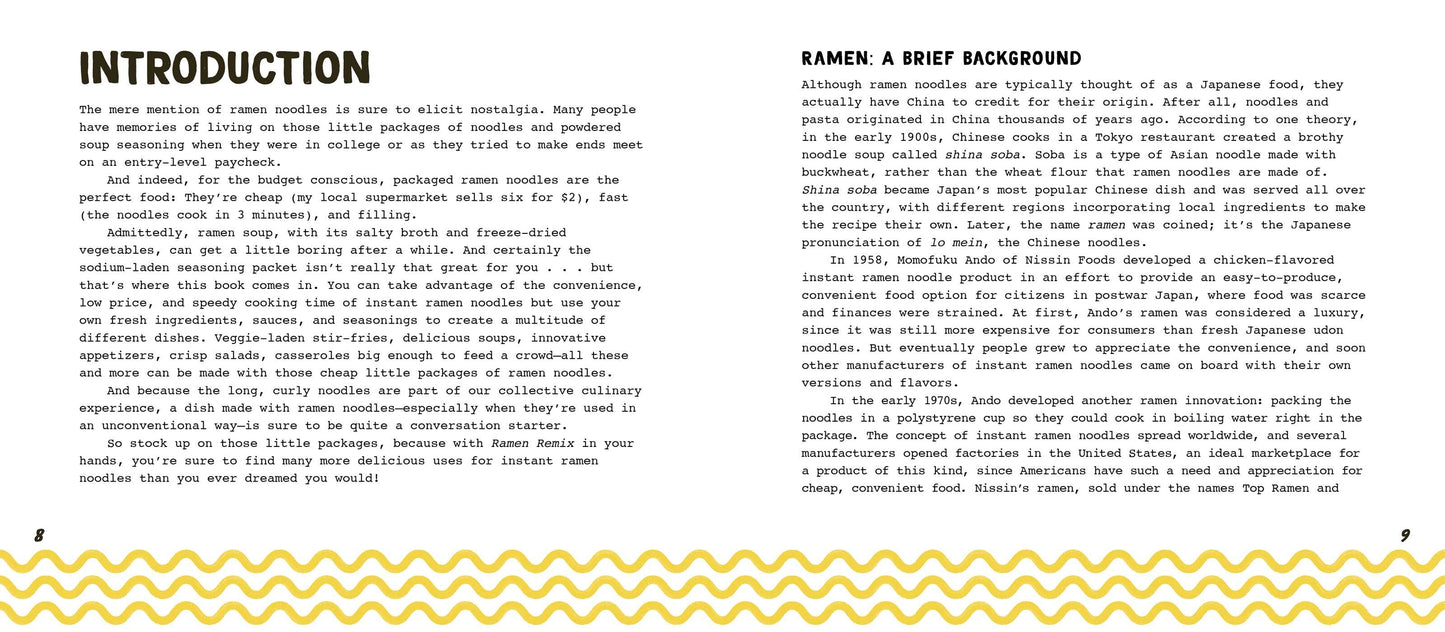 Ramen Remix Cookbook