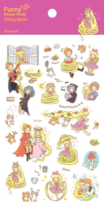 Rapunzel Stickers Funny Sticker World