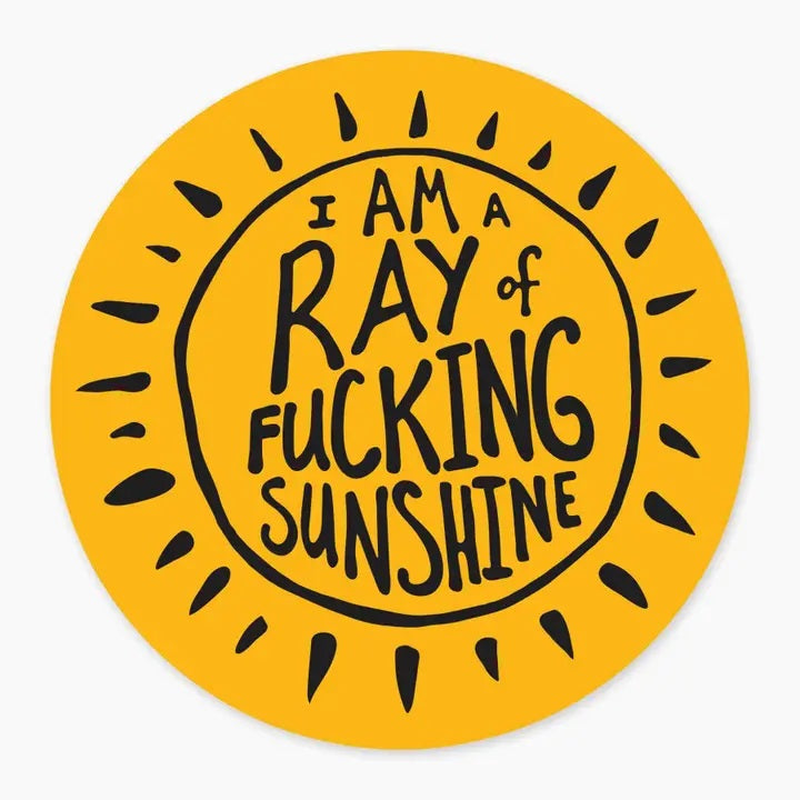 Ray Of Fucking Sunshine Sticker