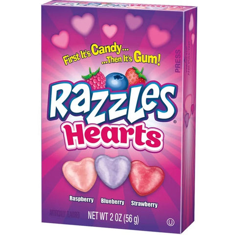 Razzles Hearts 2 oz