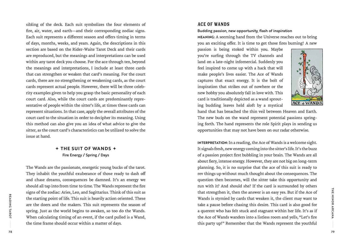 Reading Tarot Daily Divination Book