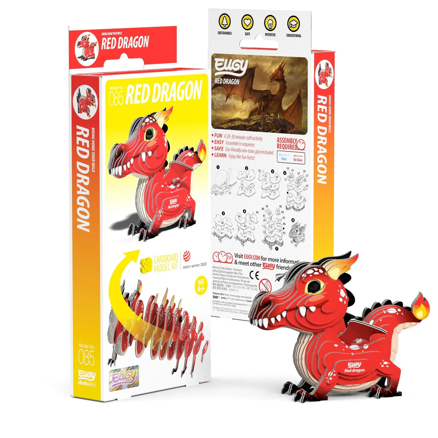 Red Dragon 3D Puzzle