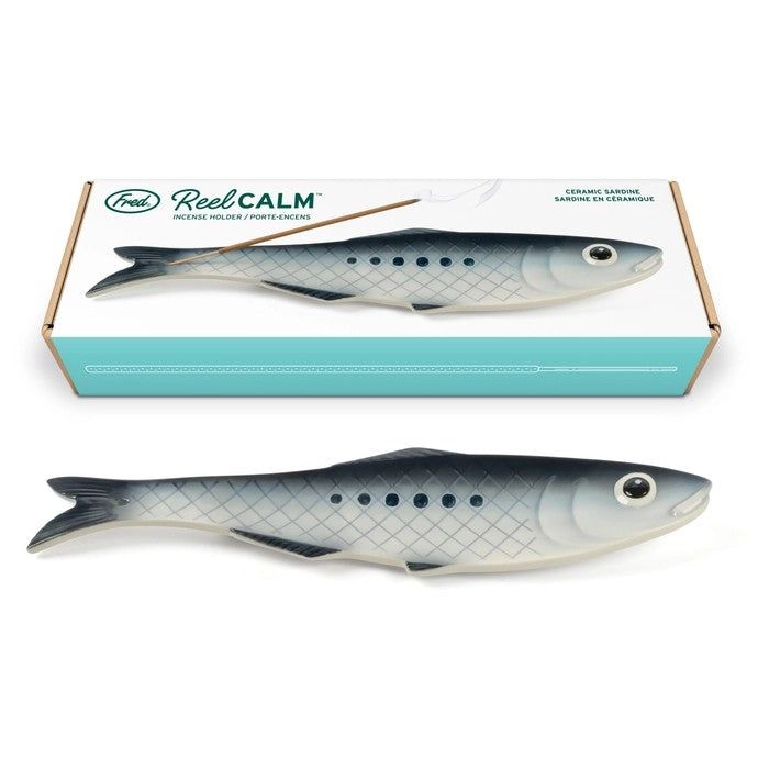 Reel Calm Ceramic Sardine Incense Holder