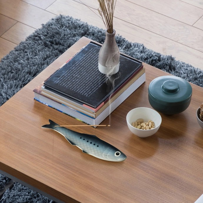 Reel Calm Ceramic Sardine Incense Holder