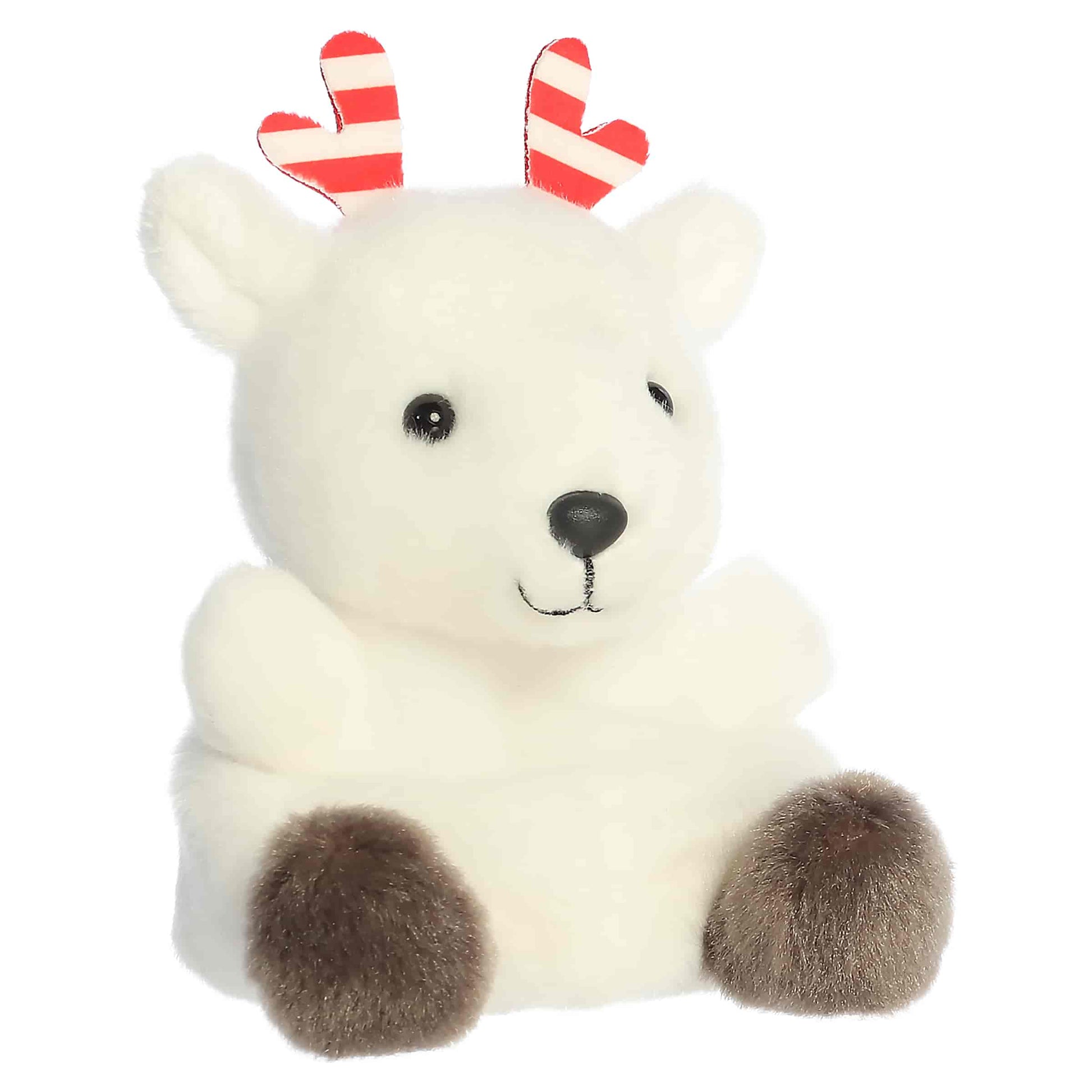 Rem Peppermint Reindeer Palm Pals Plush 5"