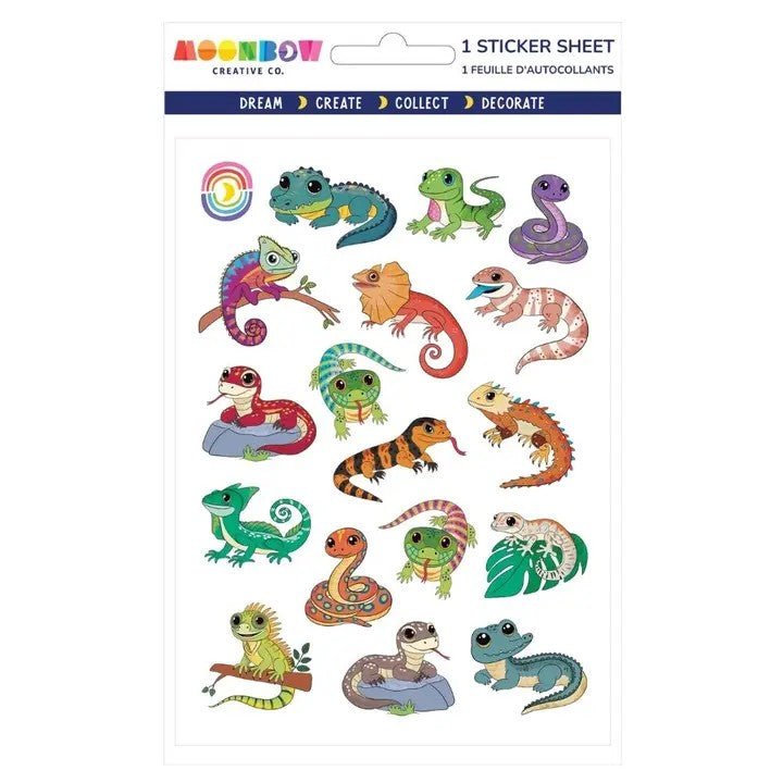 Reptile Life Glossy Sticker Sheet
