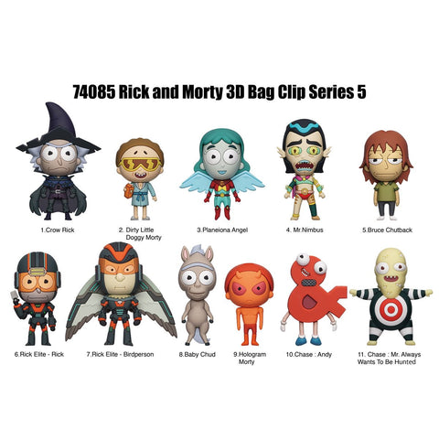 Rick And Morty Figural Bag Clip Series 5