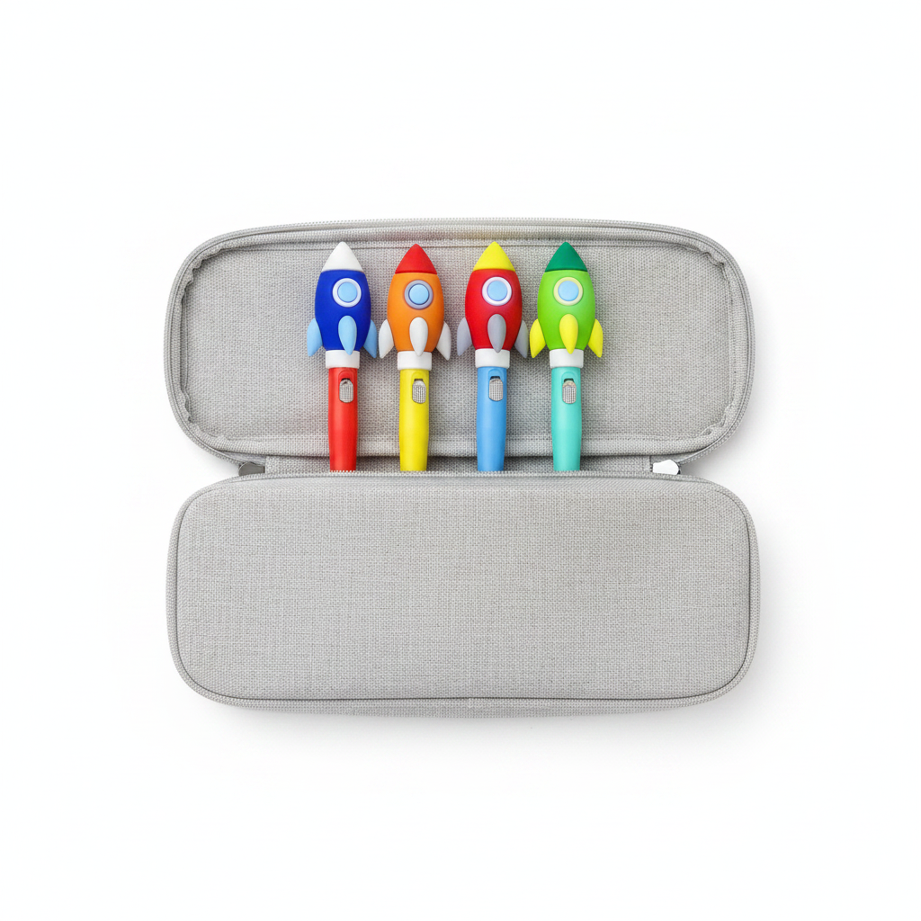 Rocket Ship LED Light Up Pen