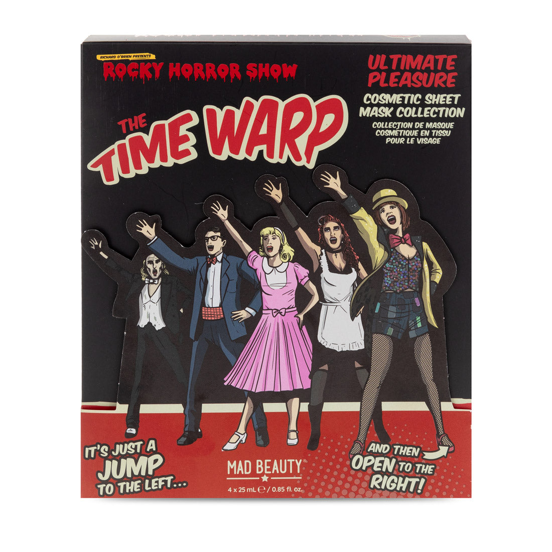Rockey Horror Show The Time Warp Cosmetic Sheet Mask Collection