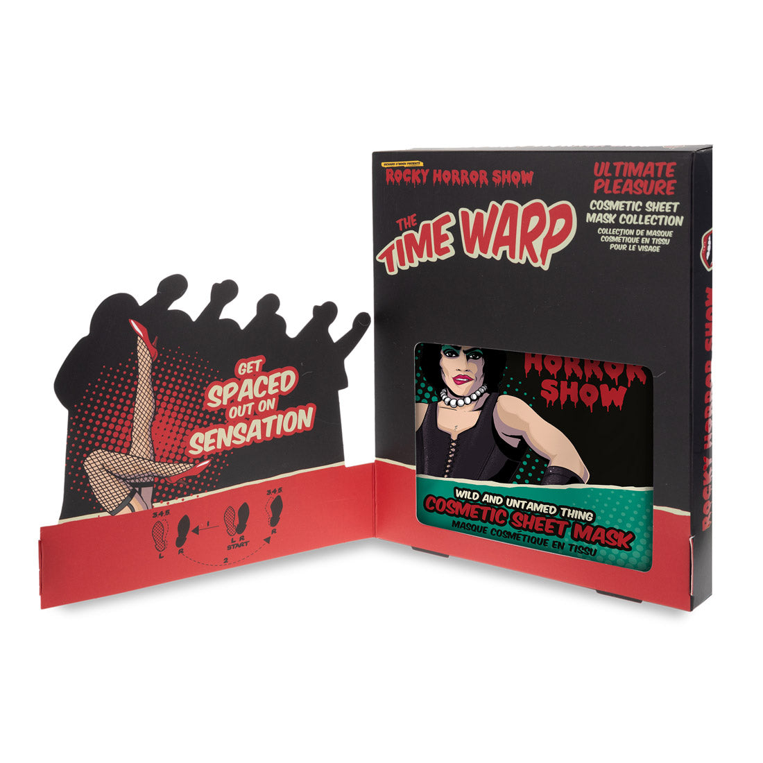 Rockey Horror Show The Time Warp Cosmetic Sheet Mask Collection