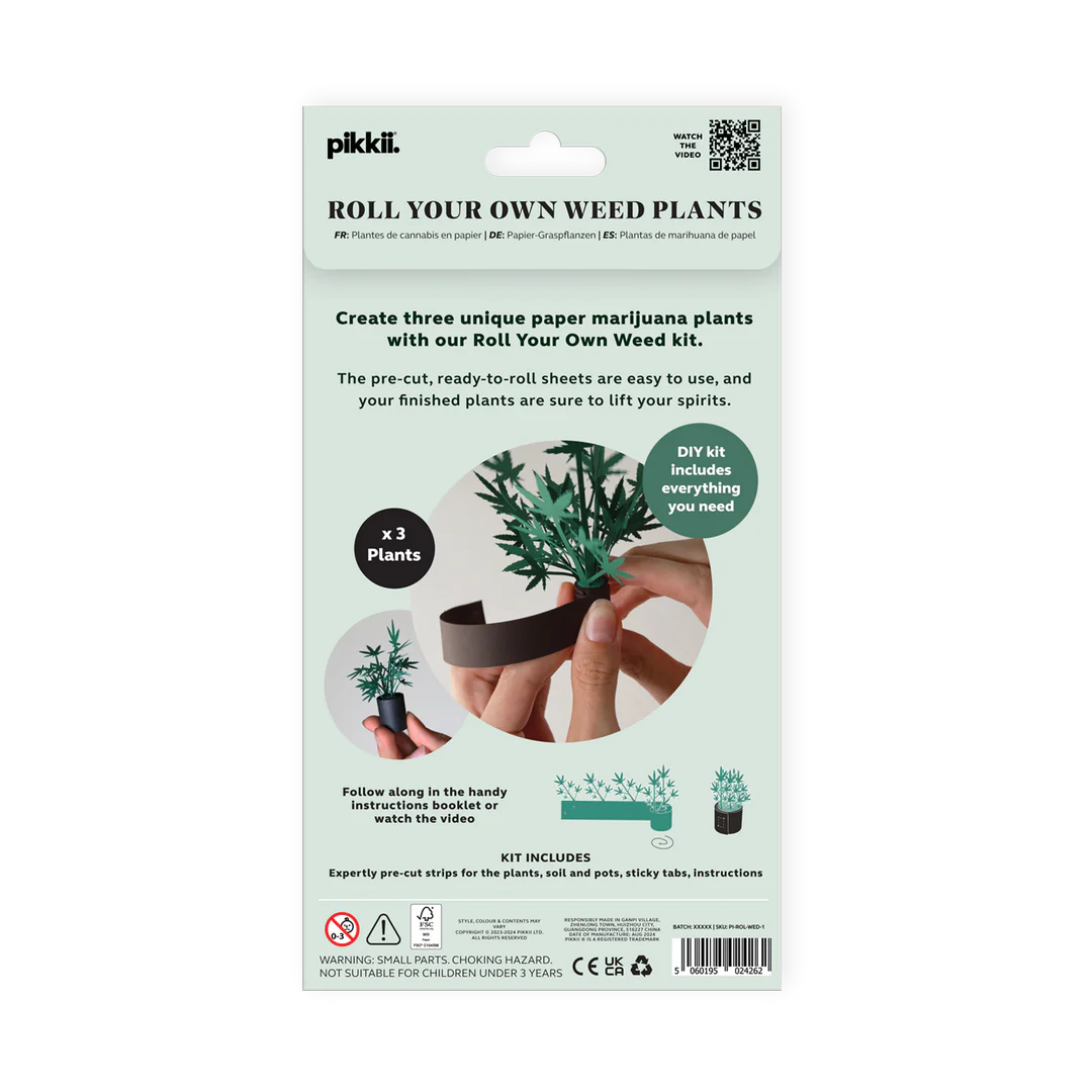 make your own plant pots kit Pikkii Paper Origami Sets