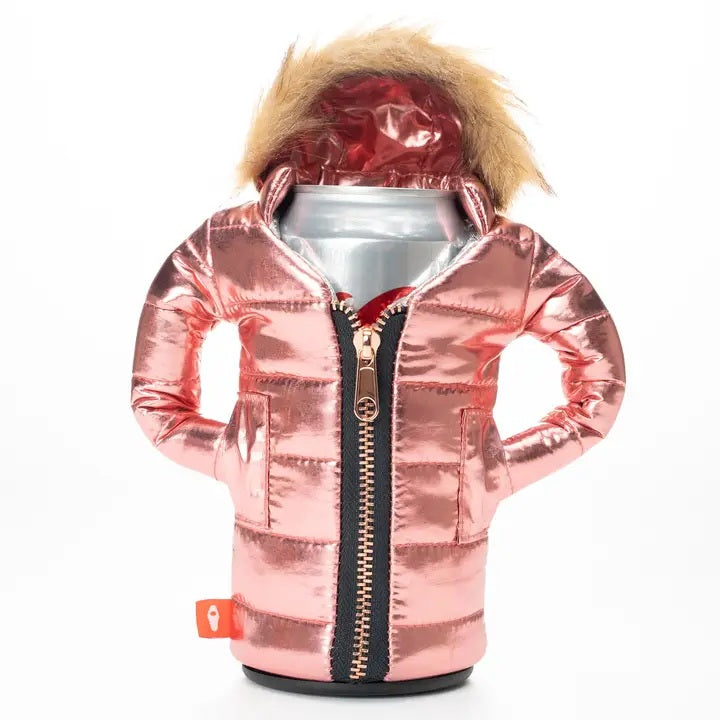 Rose Gold Jacket Koozie