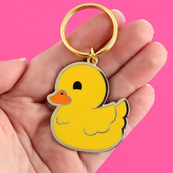 Rubber Ducky Keychain