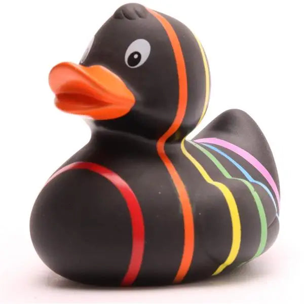Rubber Ducky Rainbow Black