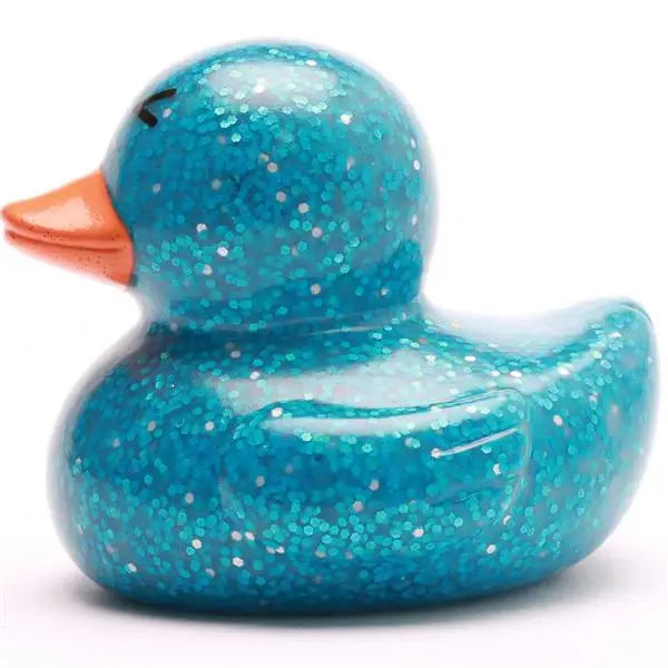 Rubber Ducky Glitter Blue