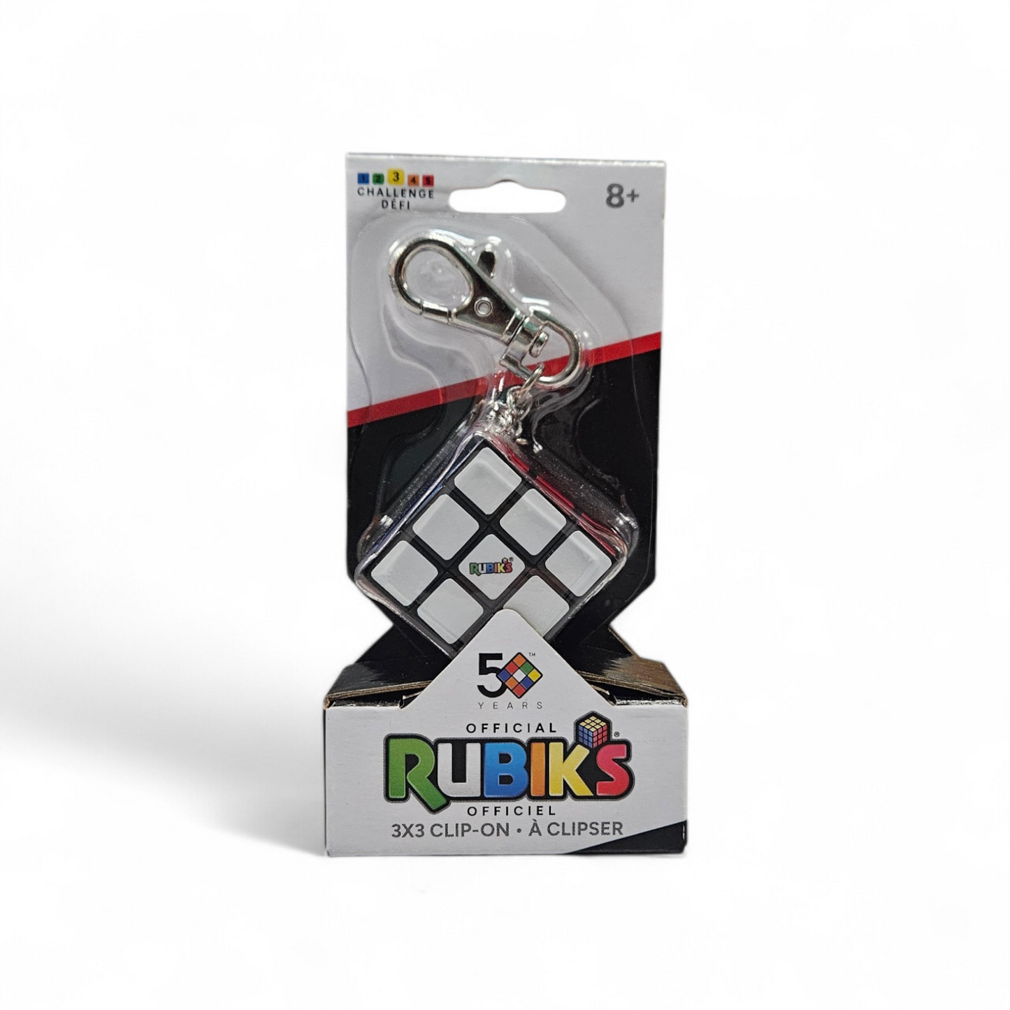 Rubik's Cube Keychain 50th Anniversary Packaging