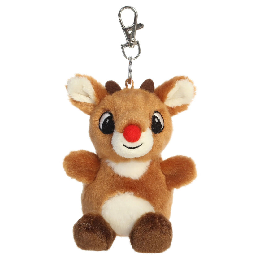 Rudolph Clip-On Palm Pals Plush  4"