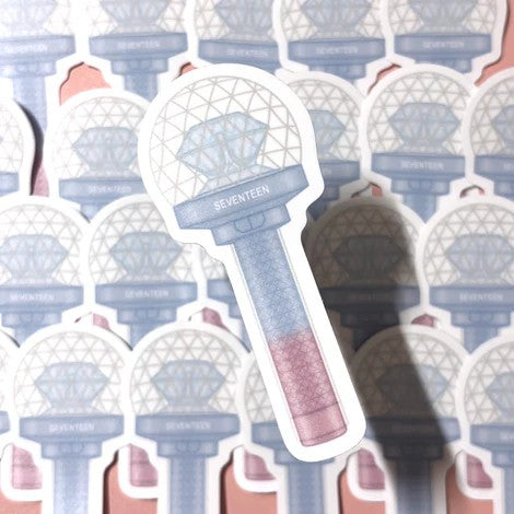 Seventeen Carat Bong Logo Light Stick Vinyl Sticker