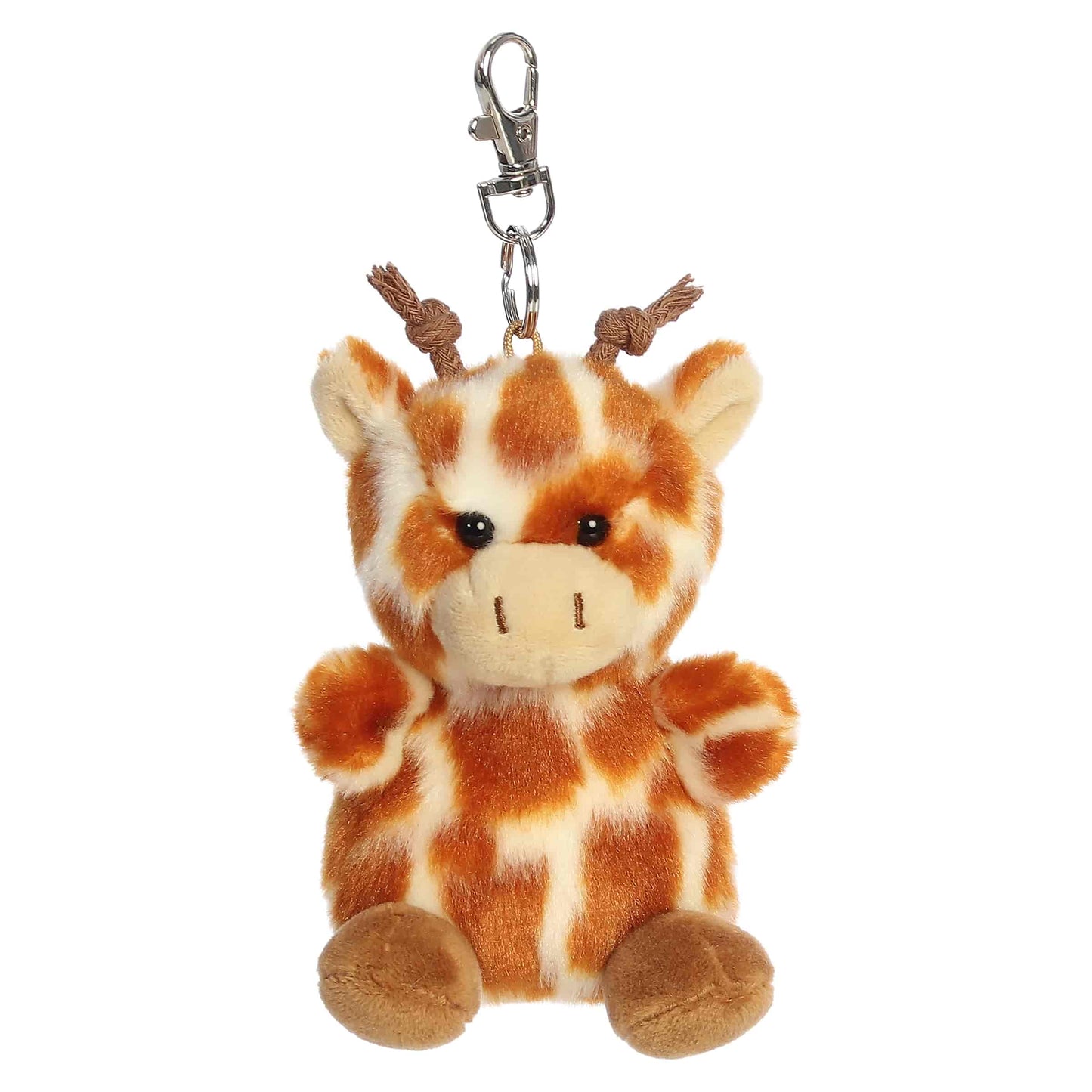 Safara Giraffe Clip-On Palm Pals Plush 4"