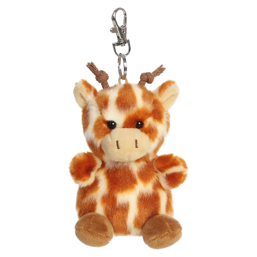 Safara Giraffe Clip-On Palm Pals Plush 4"