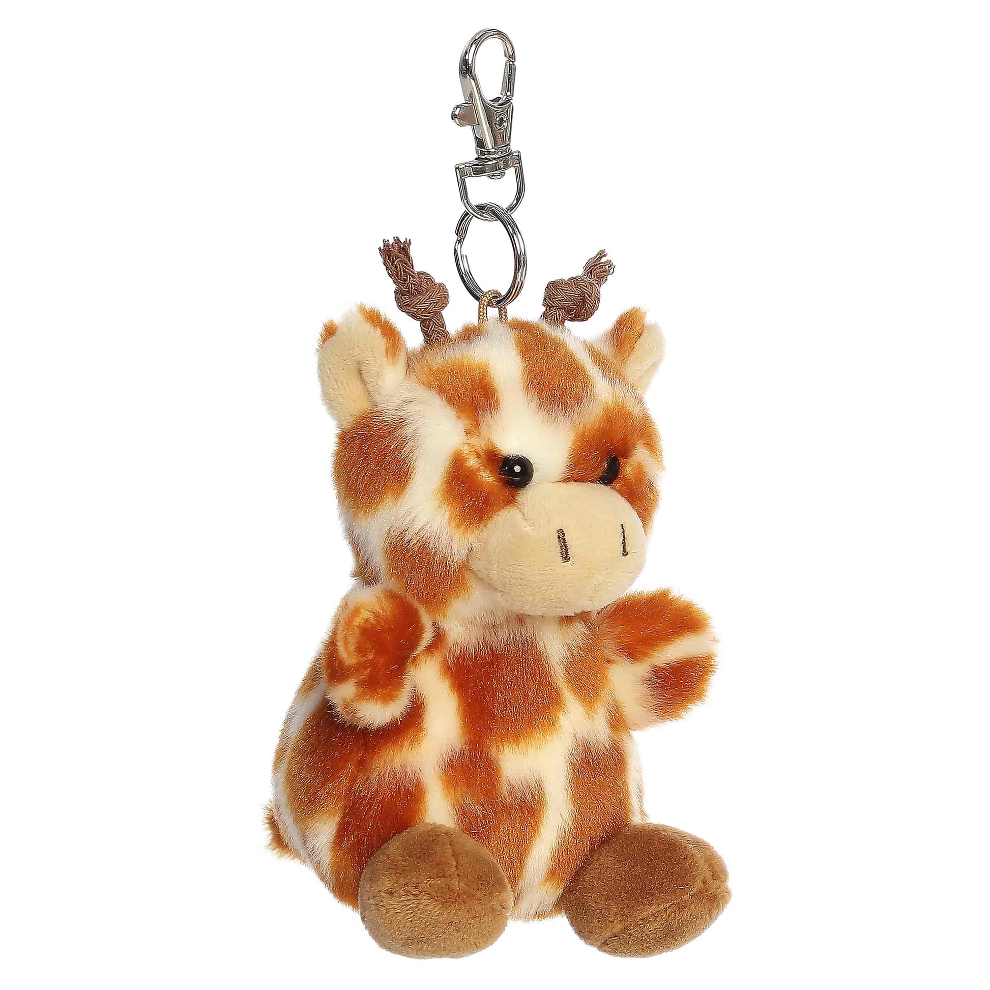 Safara Giraffe Clip-On Palm Pals Plush 4"