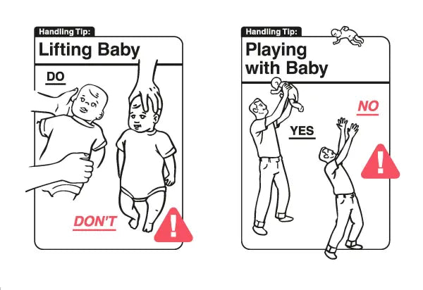 Safe Baby Handling Tips Book