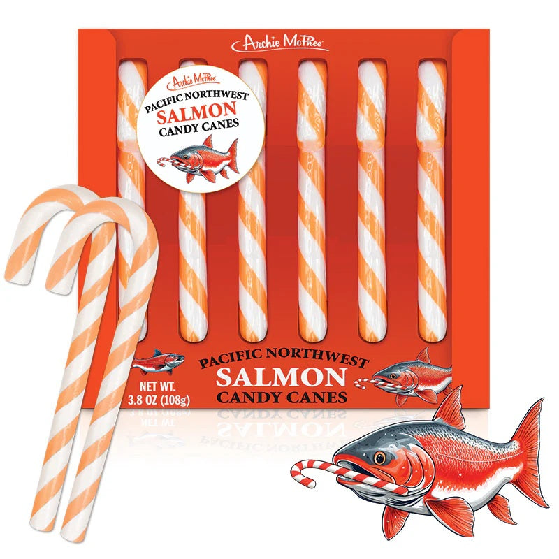Salmon Candy Canes