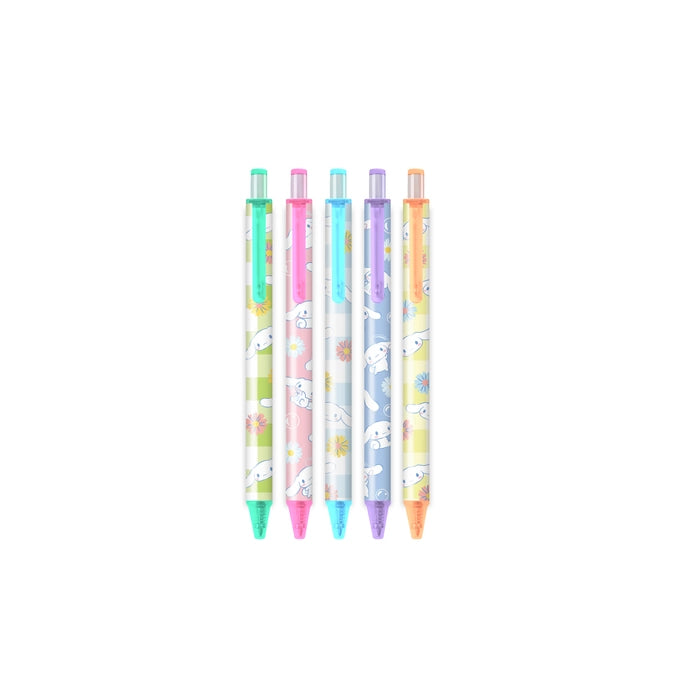 Sanrio Cinnamoroll Sweet Daisies Gel Pen Set Of 5