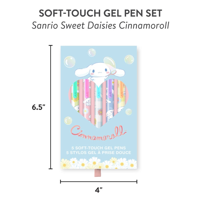 Sanrio Cinnamoroll Sweet Daisies Gel Pen Set Of 5