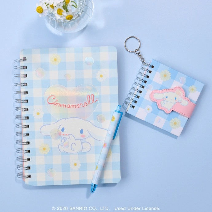 Sanrio Cinnamoroll Sweet Daisies On The Go Mini Notebook